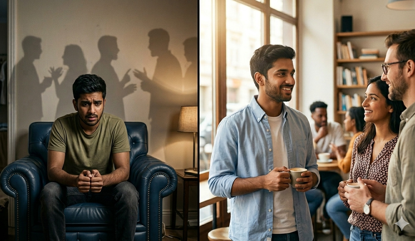 Social Anxiety & Emotional Wellness(Logon se milne ka darr)