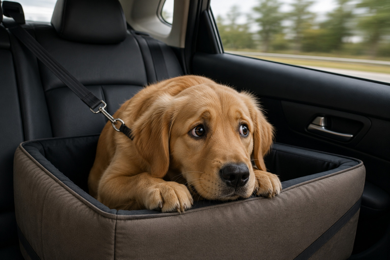 Travel Calm for Dogs (Safar mein darta hua kutta) — Bach Flower Remedy for dog-travel, motion-sickness-pets, car-fear-dogs