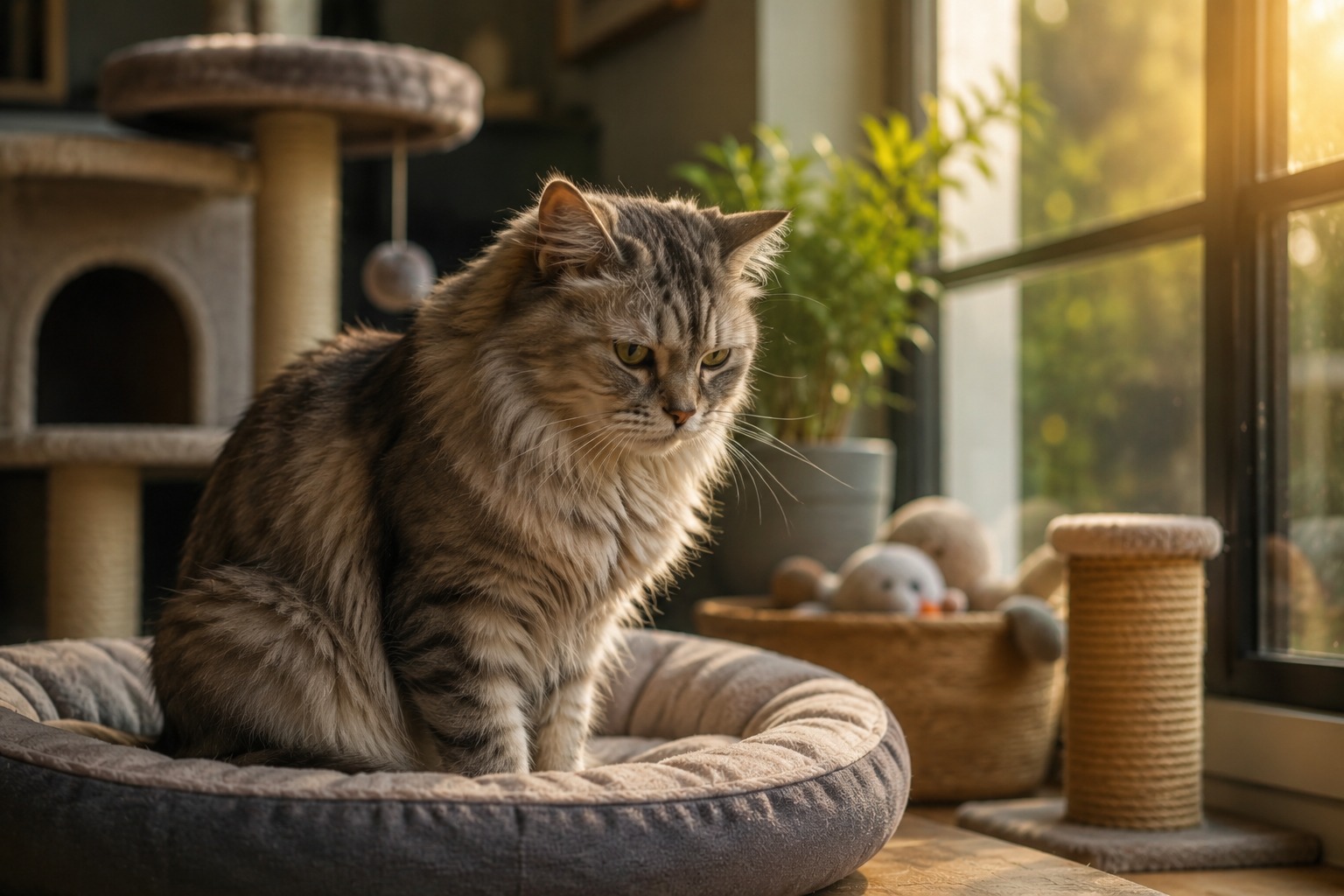 Stress in cats (Billiyon ki bechaini) — Bach Flower Remedy for cat-stress, hiding-cat, feline-anxiety