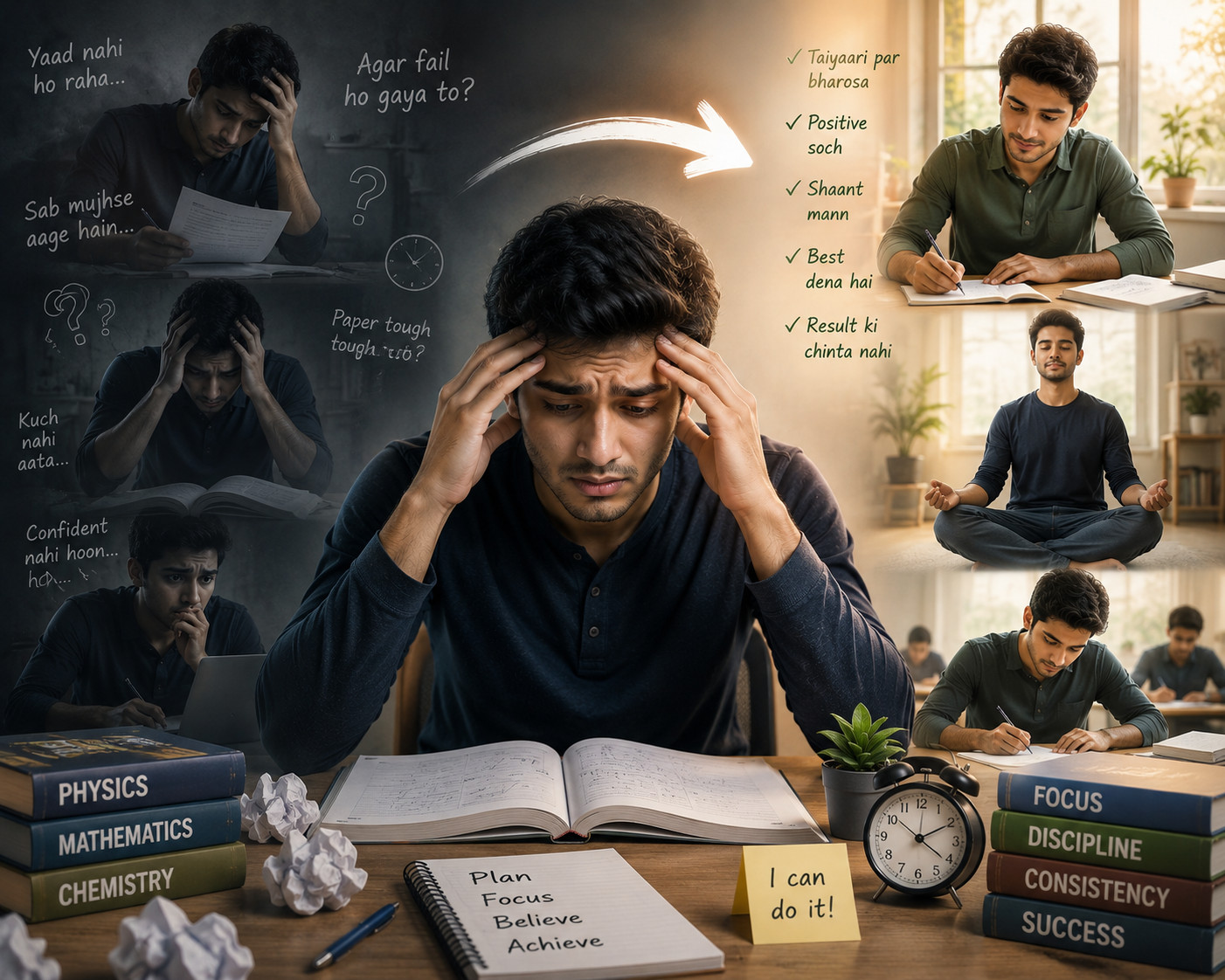 Exam Fear & Test Anxiety (Exam ke waqt ki ghabrahat) — Bach Flower Remedy for student-stress, exam-panic, fear, acute-anxiety