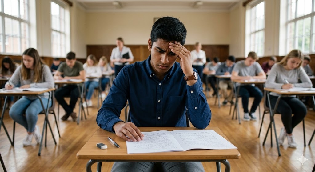 Fear of examination and forgetting answers (Paper ke waqt sab bhool jana) — Bach Flower Remedy for memory-block, exam-stress, forgetfulness, performance-anxiety