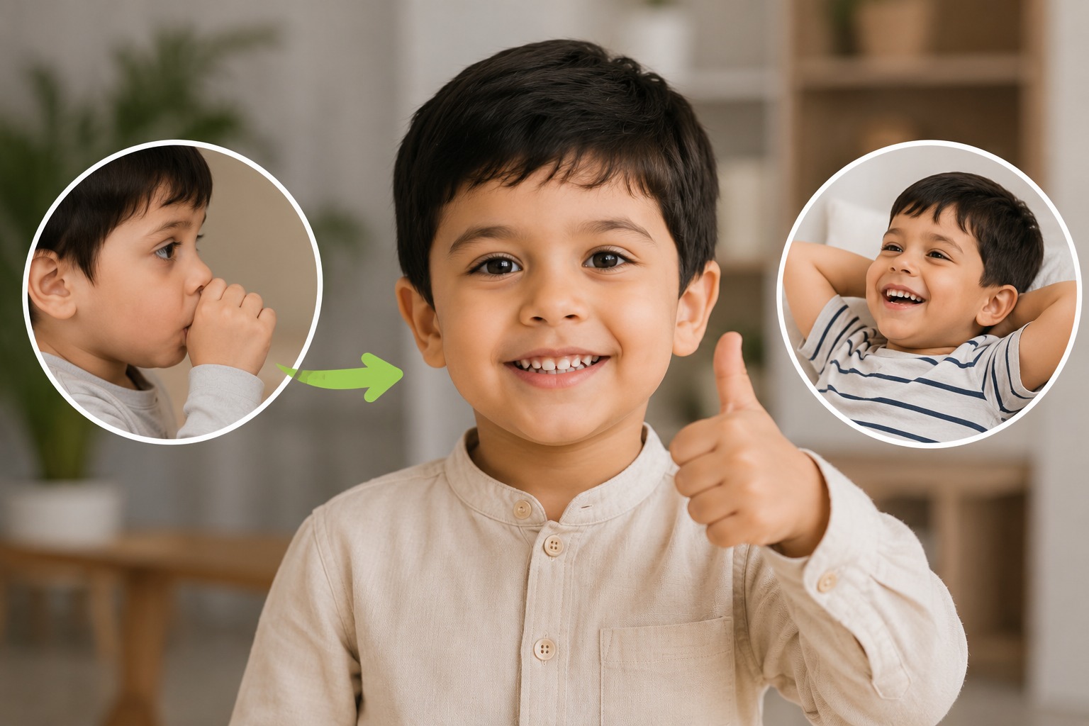 Breaking the Thumb-Sucking Habit (Angutha choosne ki aadat chhodne mein sahara) — Bach Flower Remedy for kids-habits, parenting, behavior-correction, thumb-sucking