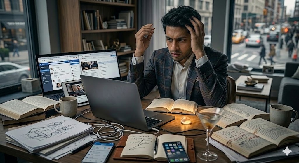 Stay Focused on One Task (Ek kaam par dhyan na tikna) — Bach Flower Remedy for distraction, restless-mind, productivity-loss, focus