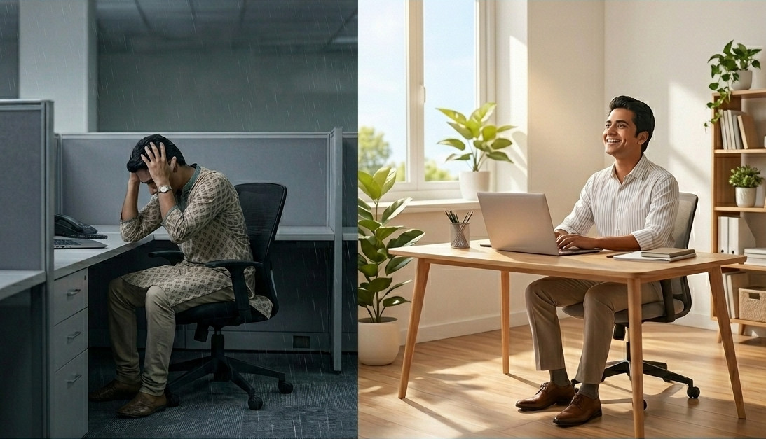 Monday Office Anxiety (Office jane ki ghabrahat se azadi) — Bach Flower Remedy for monday-blues, work-aversion, job-stress, procrastination