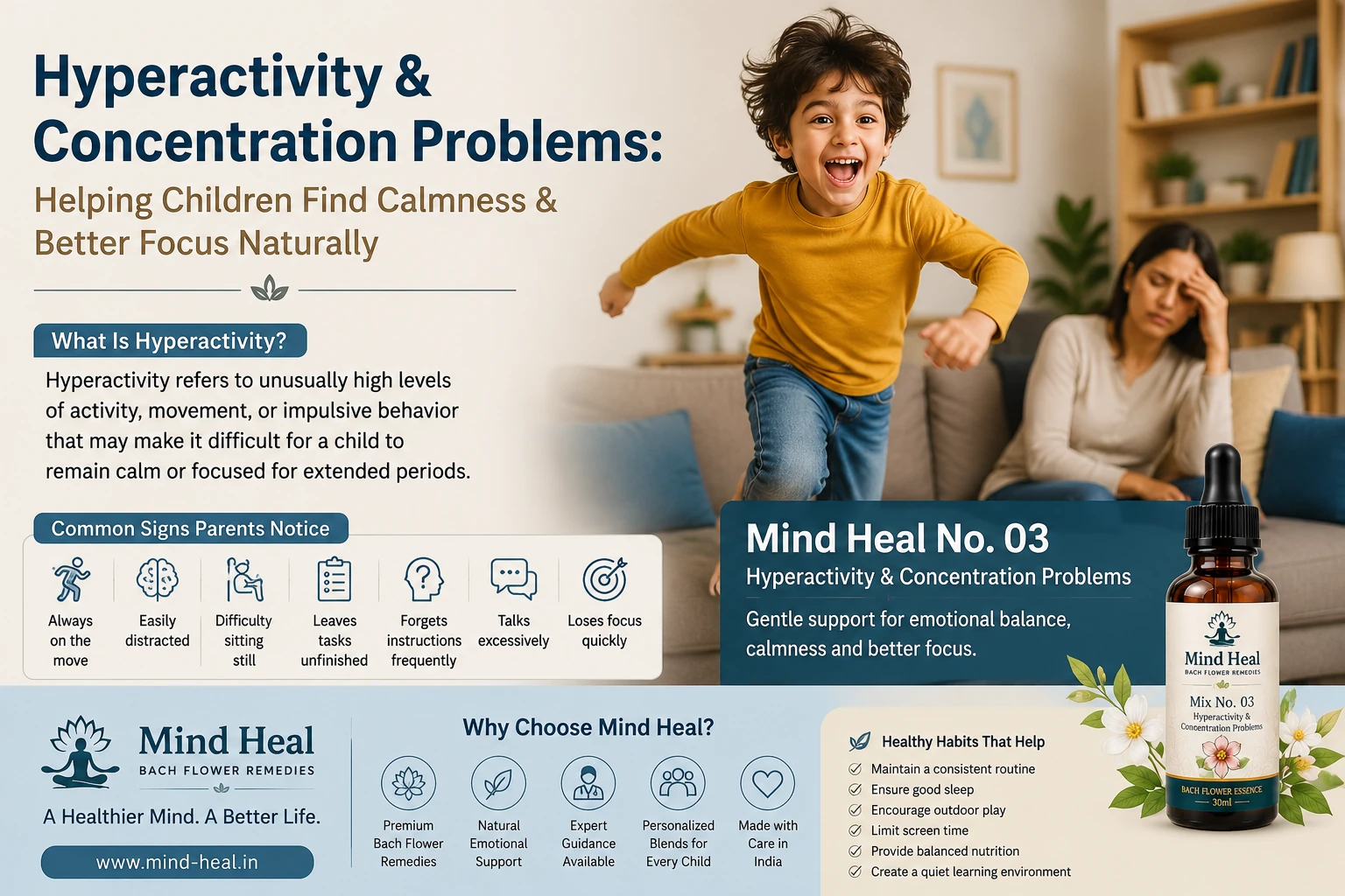 Hyperactivity & Concentration Problems: Helping Children Find Calmness & Better Focus Naturally