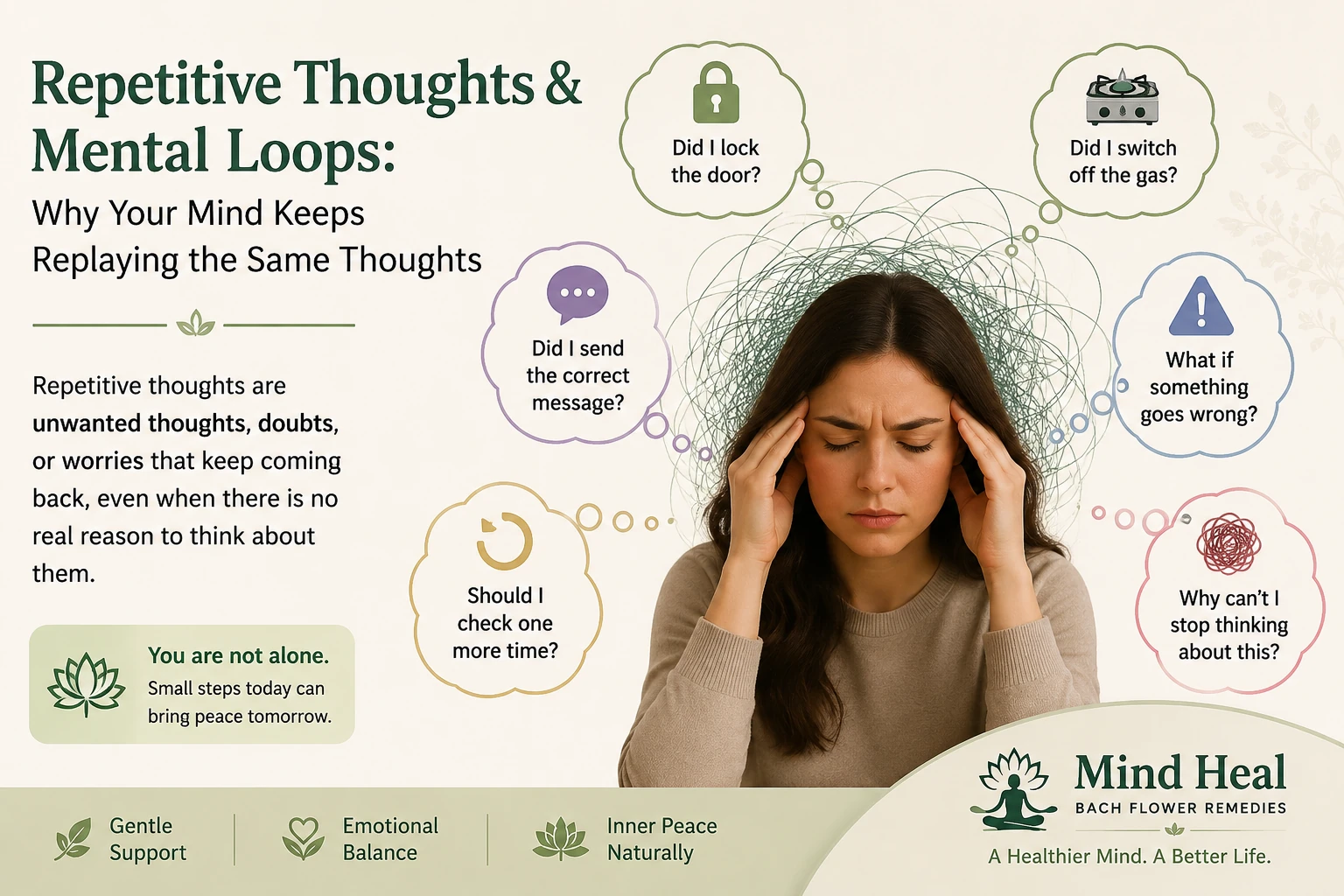 Repetitive Thoughts & Mental Loops: Why Your Mind Keeps Replaying the Same Thoughts